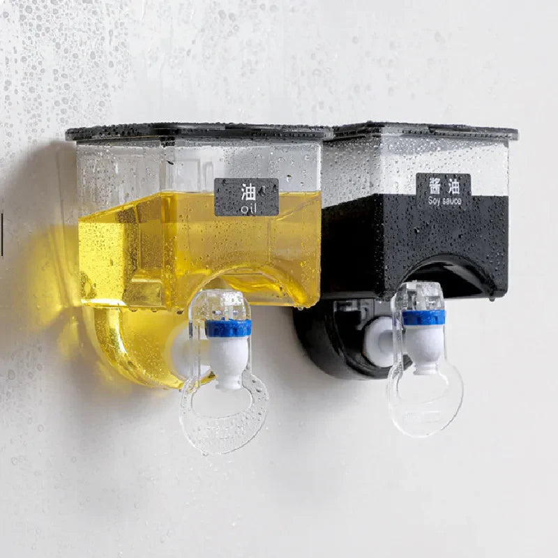 Wall Mounted Oil Vinegar Dispenser