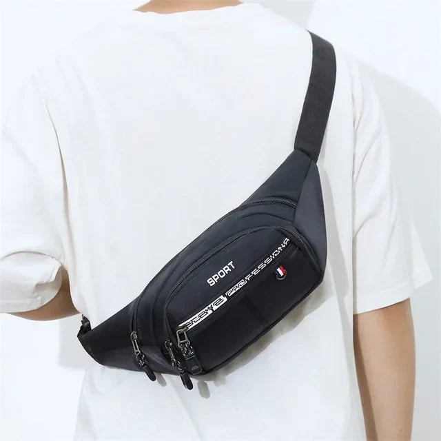 Waist Bag For Men Mobile Phone Sports Bag Women Waterproof Running Wallet Business Wallet Large Capacity Chest Bag