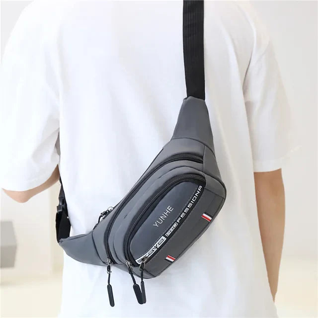 Waist Bag For Men Mobile Phone Sports Bag Women Waterproof Running Wallet Business Wallet Large Capacity Chest Bag