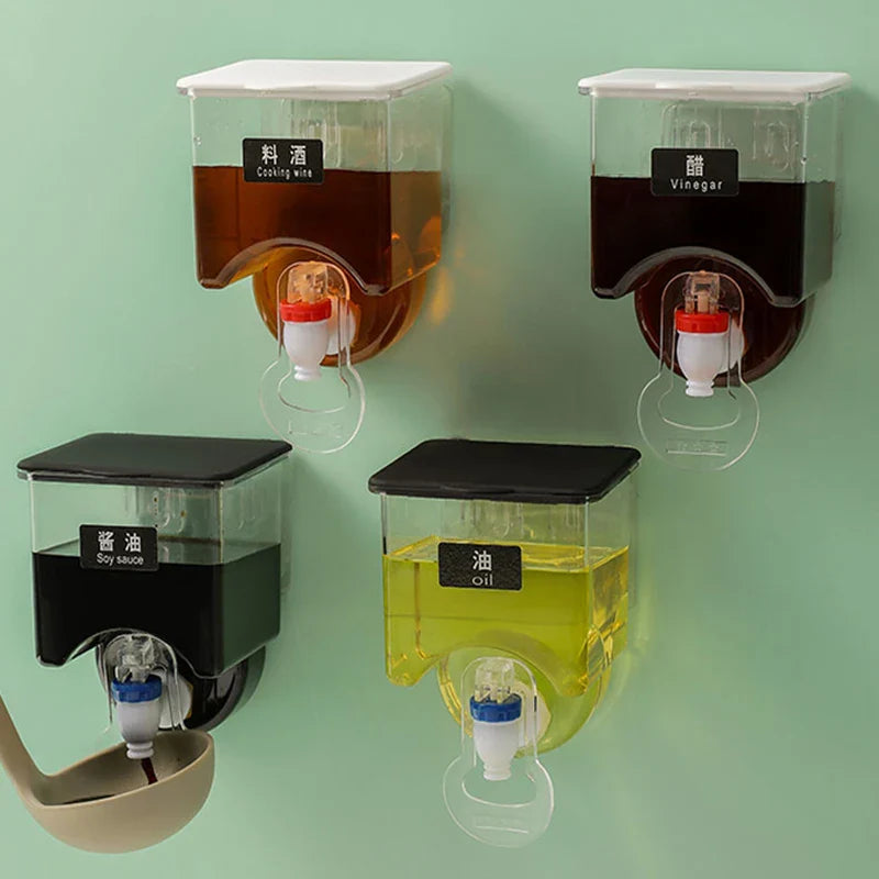 Wall Mounted Oil Vinegar Dispenser