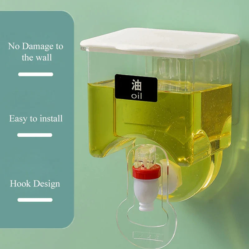 Wall Mounted Oil Vinegar Dispenser