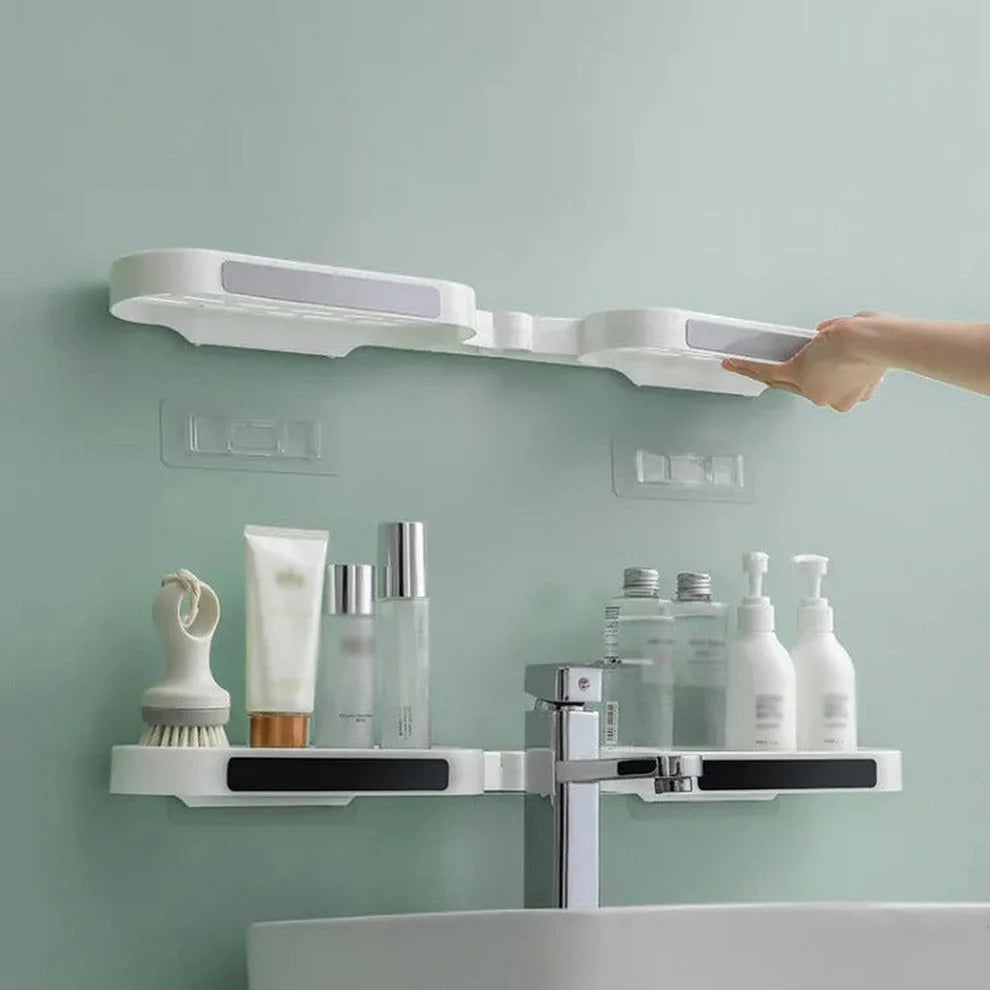 Mounted Shelf Storage Bathroom Revolving Rack