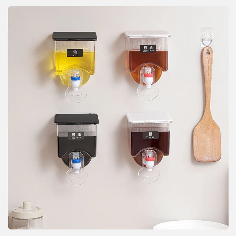 Wall Mounted Oil Vinegar Dispenser