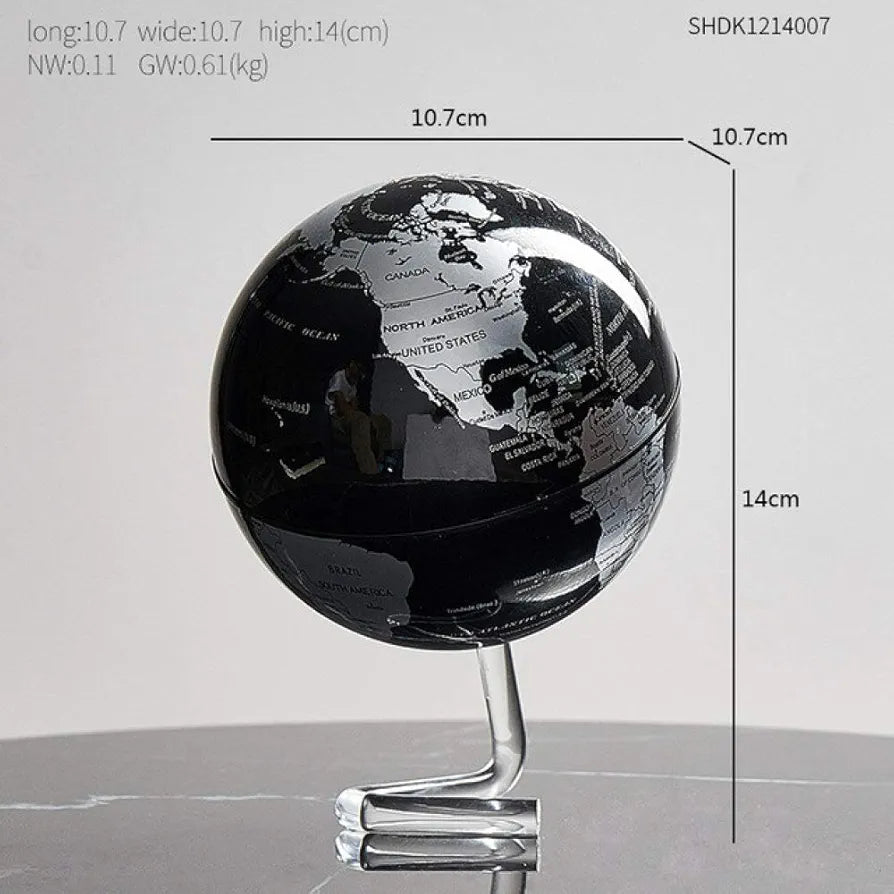 Electric Movable Globe Interactive Rotating World Map