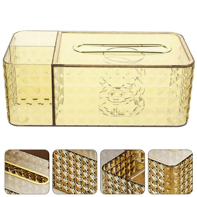 Luxury Multi Color Crystal Tissue Box Elegant Crystal Paper Towel Holder For Living Room Décor Home Organization