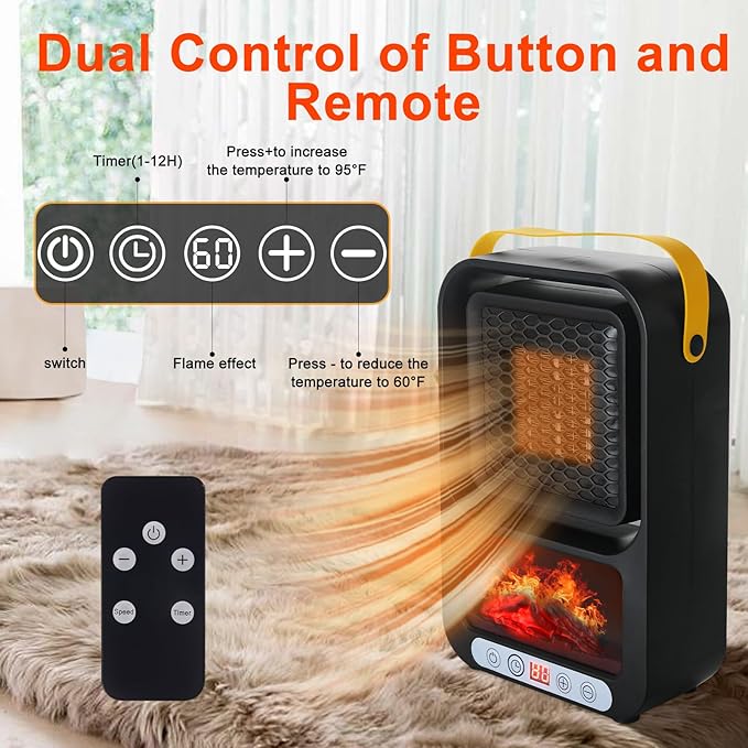 Small Space Heater For indoor Use 700W Portable Electric