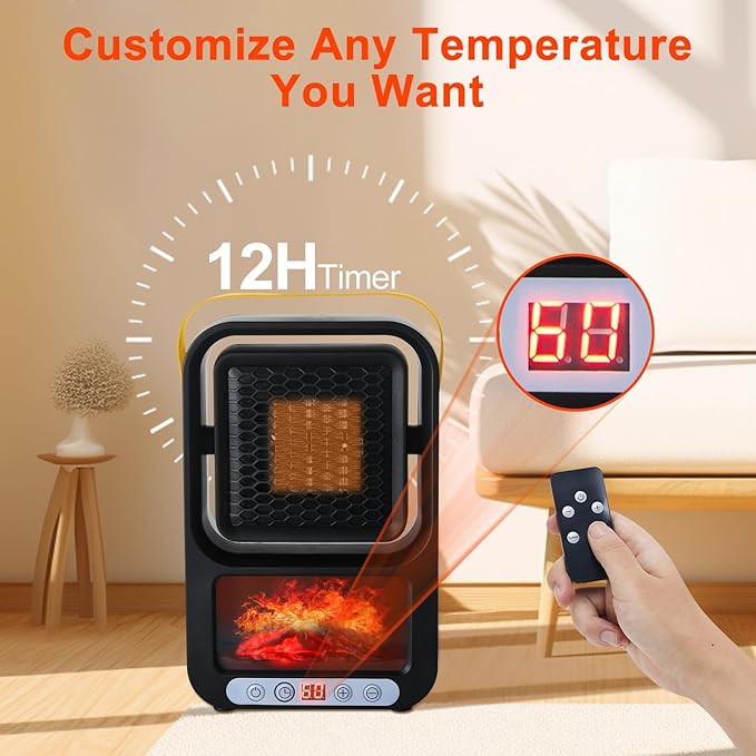 Small Space Heater For indoor Use 700W Portable Electric