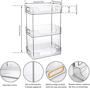 Acrylic Cosmetic and Multipurpose Storage Sack