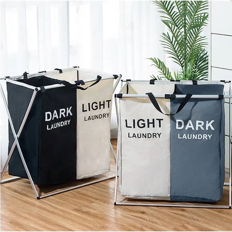 2-3 Portion Laundry Basket Stylish Space Saving Solution For Organized Laundry