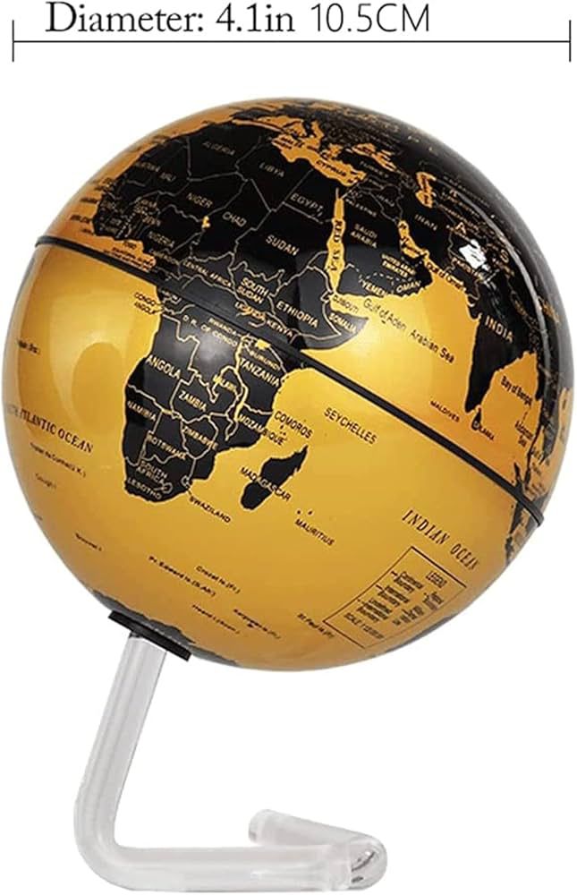 Electric Movable Globe Interactive Rotating World Map