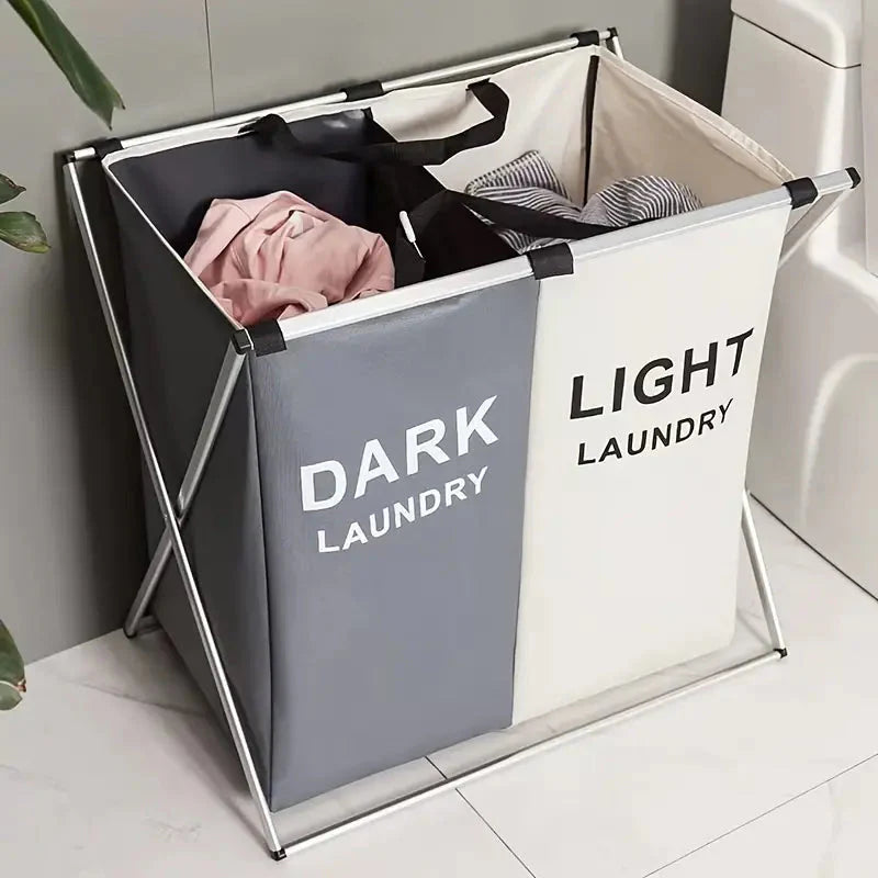 2-3 Portion Laundry Basket Stylish Space Saving Solution For Organized Laundry