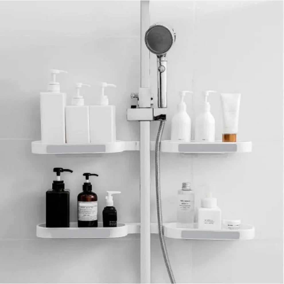 Mounted Shelf Storage Bathroom Revolving Rack