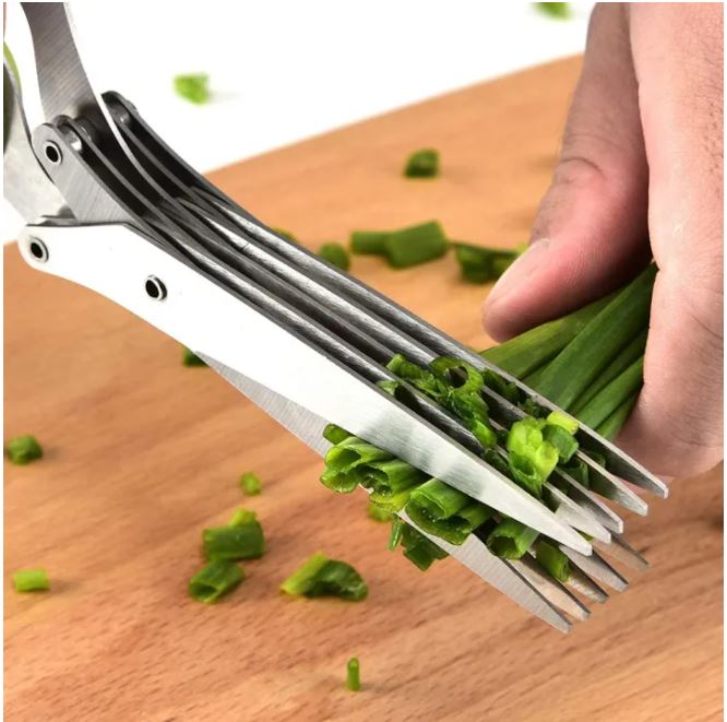 5 Blades Scissors Stainless Steel Kitchen Knives