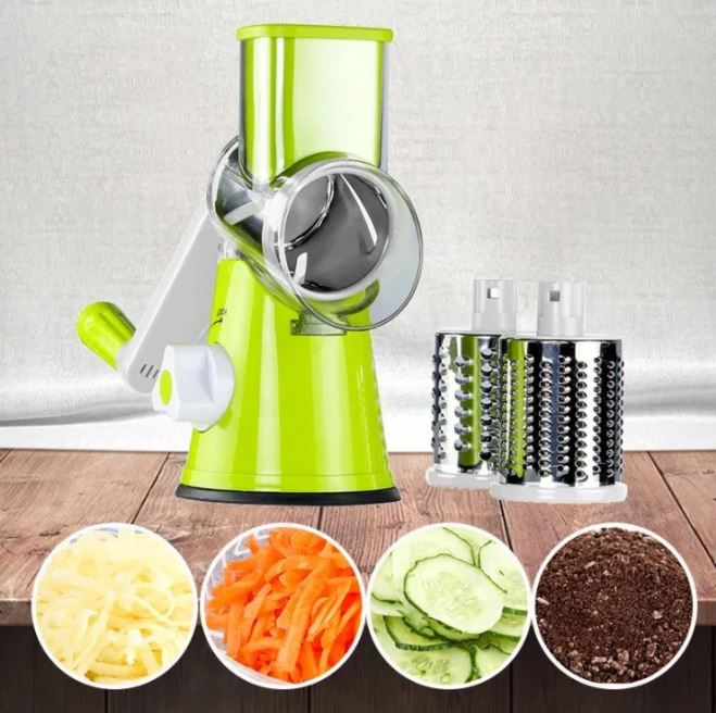 3in1 Manual Rotary Vegetable Fruit Slicer