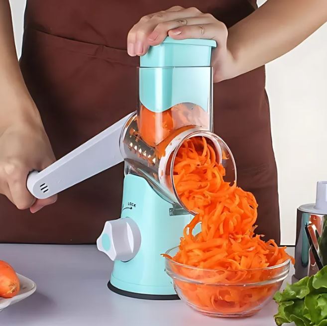 3in1 Manual Rotary Vegetable Fruit Slicer